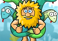 Adán y Eva cortan las cuerdas