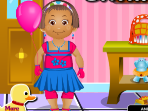 Baby Daisy Bathing Time