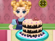 Baby Elsa Chocolate Cake