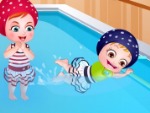 Baby Hazel Swimming Time