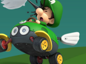 Μωρό Luigi αυτοκίνητο παζλ