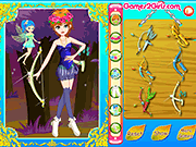 Gyönyörű íjász tündér