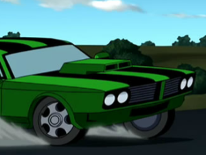 Ben 10 sport autó puzzle