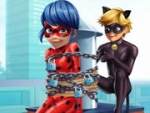 Cat Noir Saving Ladybug