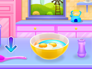 Colorful Muffins Cooking