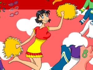 CZE Cheerleader Dressup