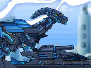 Dino Robot Combine Ninja Parasau