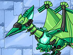 Dino Robot Ptera Green