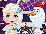 Elsa Halloween Slacking