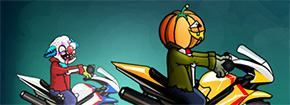 Halloween Bike Racing