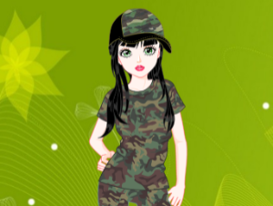 Hellen Army Dressup