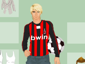 Come una stella del calcio Dressup