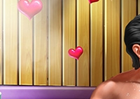 Mermaid Sauna Flirting