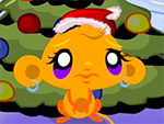 Monkey Go Xmas Tree Feliz