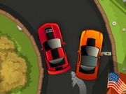 Muskel bil parkering