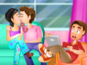 Naughty Love Kissing