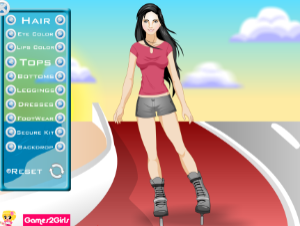 Rollerblade Girl Dress-Up