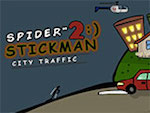 Spider Stickman 2 City Traffic