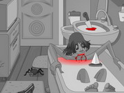 Furcsa fürdőszoba menekülés