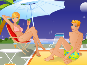 Summer Beach Couple