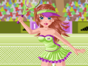 Dressup chica de tenis